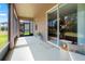 The covered and screened lanai provides the perfect space for outdoor entertainment at 10617 Lucaya Dr, Tampa, FL 33647