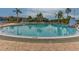 Community pool featuring a three foot depth, with ample seating and lounge chairs at 10617 Lucaya Dr, Tampa, FL 33647