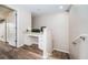 Loft features a built-in desk area with storage cabinets and drawers at 11833 Castine St, New Port Richey, FL 34654