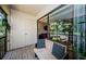Outdoor patio with sofa and view of surrounding community at 124 Nina Way # 24, Oldsmar, FL 34677