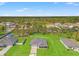 Spacious property with a well-maintained home, lush green lawns, and a serene wooded backdrop at 13193 Paxton Ave, Weeki Wachee, FL 34614