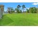Expansive backyard featuring lush green grass and mature trees, perfect for outdoor activities at 13193 Paxton Ave, Weeki Wachee, FL 34614