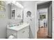 Bright bathroom with modern vanity, offering a clean and functional space at 1511 Woonsocket Ln, Brandon, FL 33511