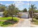 Inviting home exterior featuring a well-kept lawn, mature landscaping, and a convenient driveway leading to the garage at 1751 Ashton Abbey Rd, Clearwater, FL 33755