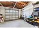 Bright garage with overhead door and ample storage space at 1751 Ashton Abbey Rd, Clearwater, FL 33755