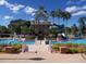 Community pool featuring a water slide and a area at 19116 Nature Palm Ln, Tampa, FL 33647