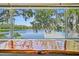 Close-up view of the lake from the breakfast bar at 19254 Blount Rd, Lutz, FL 33558