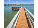 Dock stretching out over calm water with mangroves on both sides at 19925 Gulf Blvd # 503, Indian Shores, FL 33785