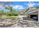 This driveway has parking for several cars in addition to the parking available in the garage at 2947 Cedar Trce, Tarpon Springs, FL 34688