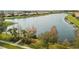 Beautiful lake view in residential neighborhood; perfect for tranquil living at 329 Seneca Falls Dr, Apollo Beach, FL 33572