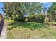 Backyard features a lawn and shrubbery at 329 Seneca Falls Dr, Apollo Beach, FL 33572