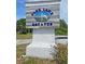 The Park Lake Estates entrance sign welcomes residents and visitors to the community at 4505 Alligator Dr, New Port Richey, FL 34653