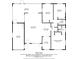 Detailed floor plan illustrating the layout of the home, including the living spaces and bedrooms at 455 115Th Ave, Treasure Island, FL 33706
