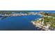 Waterfront property featuring access to the Gulf with multiple boat docks at 5425 Bluepoint Dr, Port Richey, FL 34668
