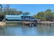 Charming waterfront restaurant with outdoor dining area along the river, perfect for scenic waterfront dining experiences at 5425 Bluepoint Dr, Port Richey, FL 34668