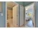 Hallway that leads to the bathroom and bedroom at 5728 Sunset Falls Dr, Apollo Beach, FL 33572