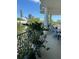 Cozy balcony with city views, featuring stylish railings and ample space for outdoor furniture at 750 4Th S Ave # 403C, St Petersburg, FL 33701
