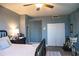 Bedroom with a bicycle accents and modern decor at 750 4Th S Ave # 403C, St Petersburg, FL 33701