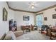 Office with a ceiling fan, chair, desk, and plenty of space at 10509 Deepbrook Dr, Riverview, FL 33569