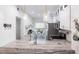 Bright kitchen featuring granite countertops, stainless steel appliances and modern pendant lighting at 11531 Shipwatch Dr # 1030, Largo, FL 33774