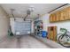 Spacious garage with overhead lighting and storage for tools and equipment at 135 92Nd Ave # 2, Treasure Island, FL 33706