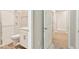 Bathroom view featuring a tiled walk-in shower and vanity at 21506 Snowy Orchid Ter, Land O Lakes, FL 34637