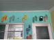 Colorful decor and decorations near the door at 250 Rosery Nw Rd # 295, Largo, FL 33770