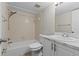 Bathroom features a shower-tub combo, providing both showering and bathing options at 3706 Greenery Ct # 206, Tampa, FL 33618