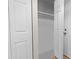 This is an open closet space with an adjacent open doorway, offering easy access at 3706 Greenery Ct # 206, Tampa, FL 33618
