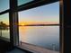Sunset view from the window at 5200 Brittany S Dr # 204, St Petersburg, FL 33715
