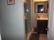 Stylish bathroom with glass shower, vanity, and elegant fixtures at 5413 S Martin Ave, Tampa, FL 33611