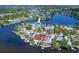 This property has a waterfront community, waterways and a many boat docks at 5449 Manatee Point Dr, New Port Richey, FL 34652