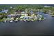 Waterfront community with several boat docks and quick access to water ways at 5449 Manatee Point Dr, New Port Richey, FL 34652
