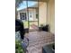 Bright and airy screened-in patio, ideal for outdoor relaxation and entertaining guests at 11248 Mollymawk Ct, New Port Richey, FL 34654
