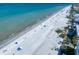 Expansive beach view with turquoise ocean waters at 1500 Gulf Blvd # 103B, Indian Rocks Beach, FL 33785