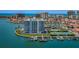 Beautiful waterfront condo complex with multiple boat docks and water views. Also shown are tennis courts at 240 Sand Key Estates Dr # 58, Clearwater Beach, FL 33767