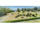 Scenic golf course view with palm trees and waterfront in the distance at 2616 Cove Cay Dr # 301, Clearwater, FL 33760