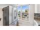 View from kitchen window overlooking the parking lot at 2616 Cove Cay Dr # 301, Clearwater, FL 33760