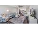 Cozy living room with modern furnishings and an open floor plan at 2621 Cove Cay Dr # 204, Clearwater, FL 33760