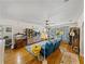 Spacious living room with hardwood floors, ample natural light, and a cozy seating area at 3001 9Th N Ave, St Petersburg, FL 33713