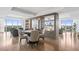 Spacious game room with hardwood floors and floor to ceiling windows at 3301 Bayshore Blvd # 2401E, Tampa, FL 33629