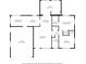 Detailed floor plan showcasing the layout, including the kitchen, bedrooms, and living spaces at 3545 97Th N Ave # 4, Pinellas Park, FL 33782
