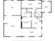 Layout of the floor plan, showcasing the room sizes and relationship of each room to the others at 3910 W Comanche Ave, Tampa, FL 33614