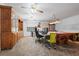 Expansive game room with built-in shelving and ample space for activities and entertainment at 3910 W Comanche Ave, Tampa, FL 33614