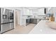 Modern kitchen featuring stainless steel refrigerator and sleek cabinetry for a clean and functional space at 4500 22Nd N Ave, St Petersburg, FL 33713
