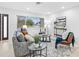 Bright living room features modern decor, stylish furniture, and a large window at 4500 22Nd N Ave, St Petersburg, FL 33713