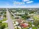 Aerial view showcases the property's proximity to Downtown St. Pete and other homes in the neighborhood at 4500 22Nd N Ave, St Petersburg, FL 33713