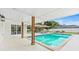 Beautiful outdoor pool area with covered patio and plenty of space for entertaining at 4500 22Nd N Ave, St Petersburg, FL 33713