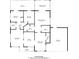 Detailed floor plan showcasing the layout of the home including bedrooms, bathrooms, living spaces, and carport at 4519 S Grady Ave, Tampa, FL 33611