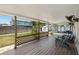 Inviting covered patio, great for outdoor dining, and relaxing with views of the backyard at 4519 S Grady Ave, Tampa, FL 33611